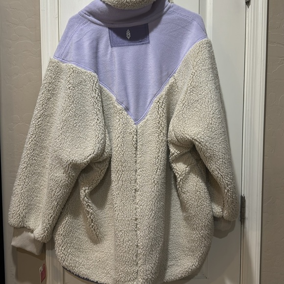 NWT Free People Fall To Rise Fleece Quarter Snap Large - Picture 7 of 7